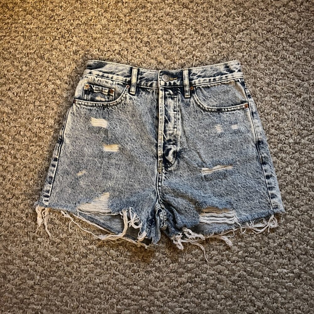 pacsun denim shorts